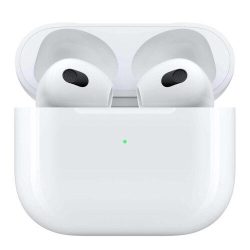 Apple AirPods 3 Earbud Bluetooth Handsfree White MME73ZM/A-EU